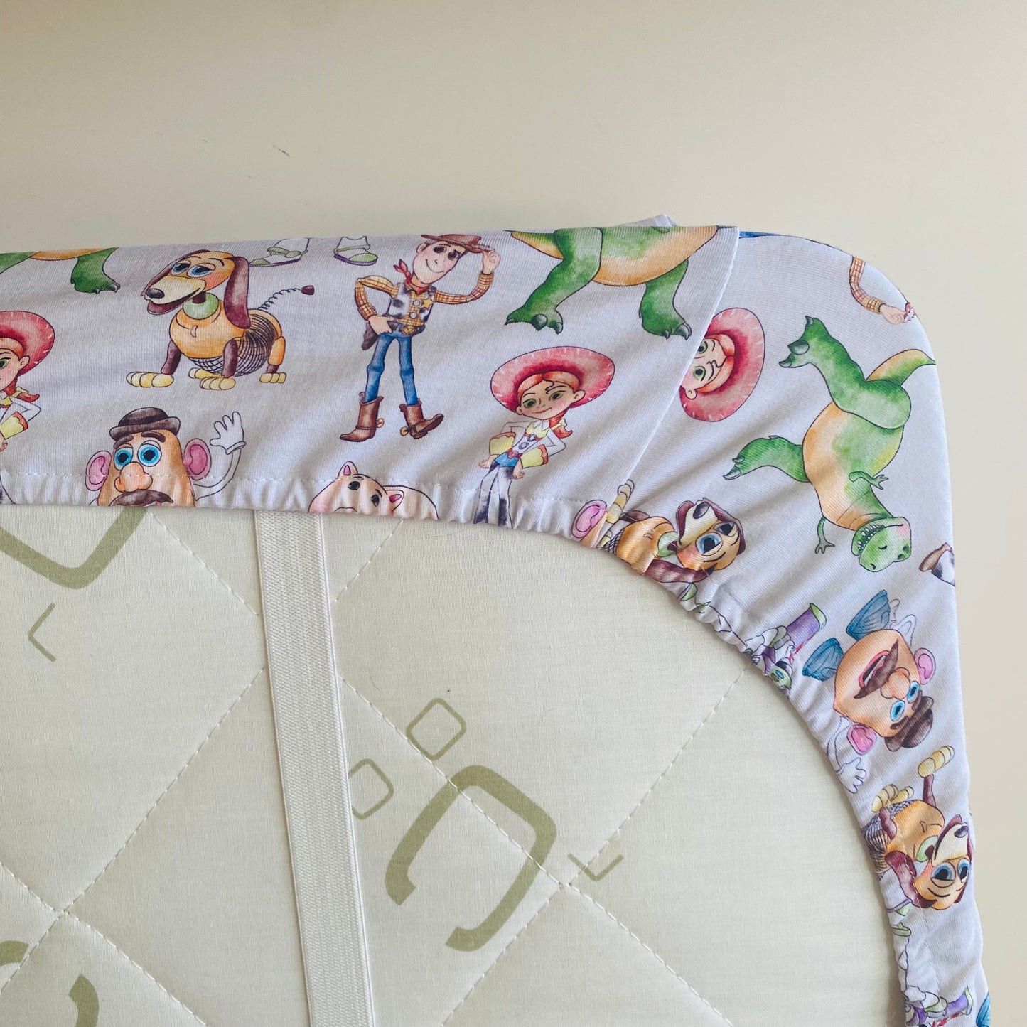 Fitted Cot Sheet - Cotton Jersey Toy Story
