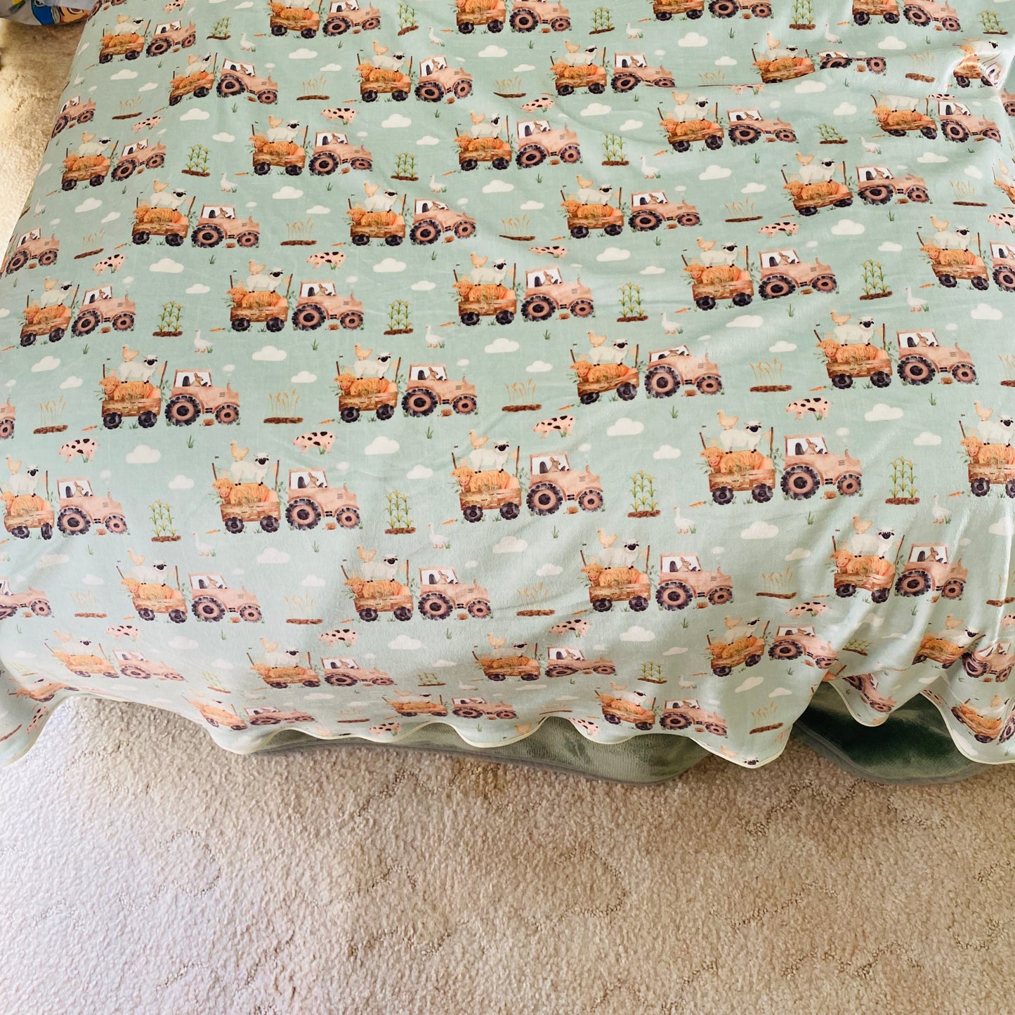 Blanket Toddler Large - Double Sided Minky