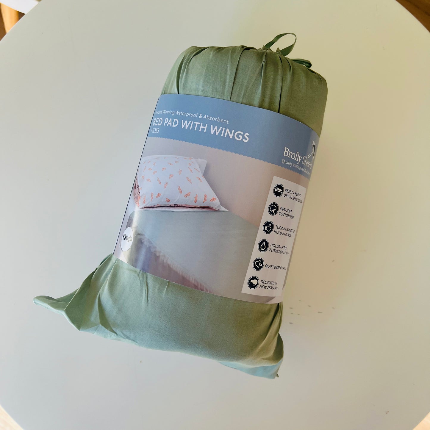 Brolly Sheet Wetpad Mattress Protector - Double or Queen