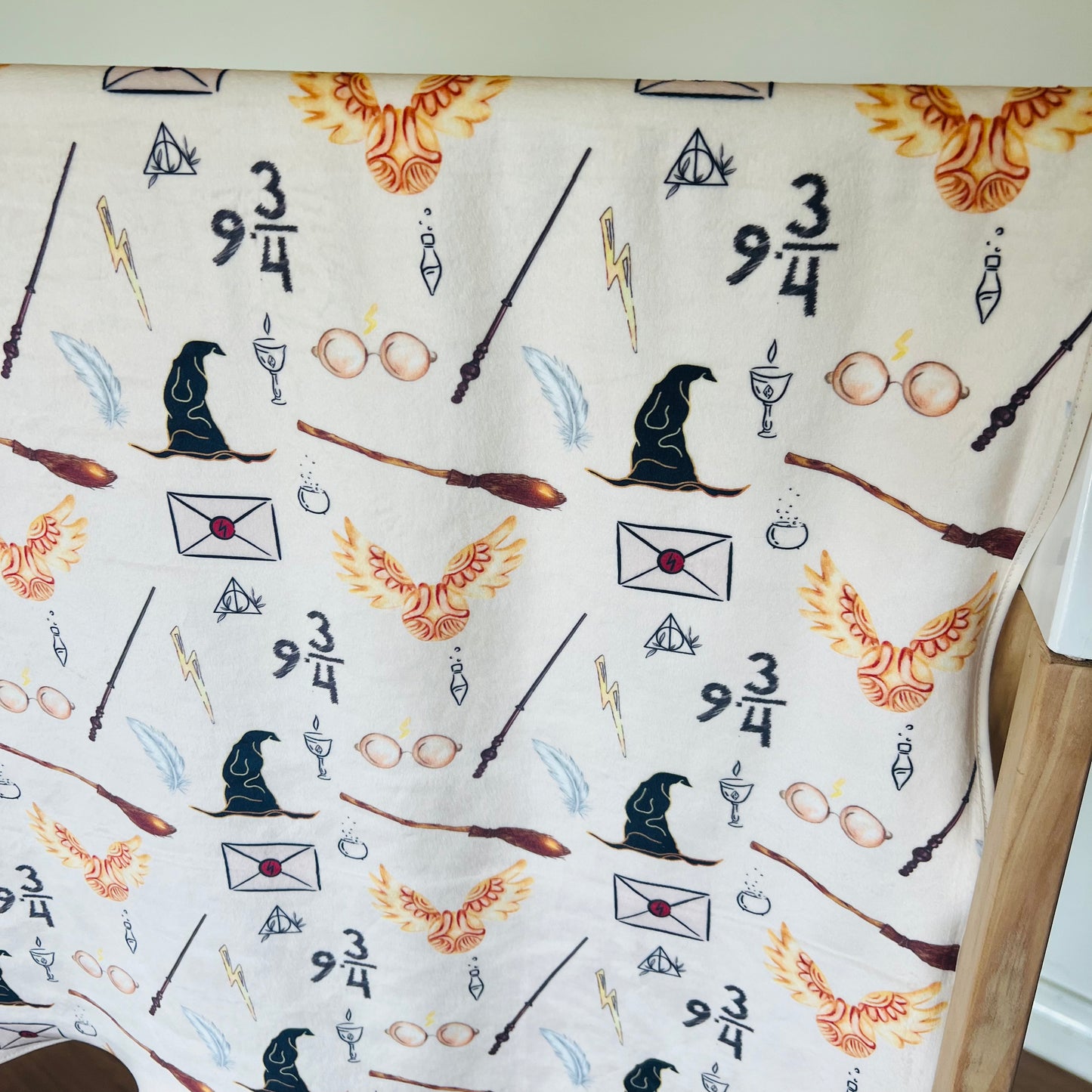 Double Sided Minky Blanket - HP Wizard