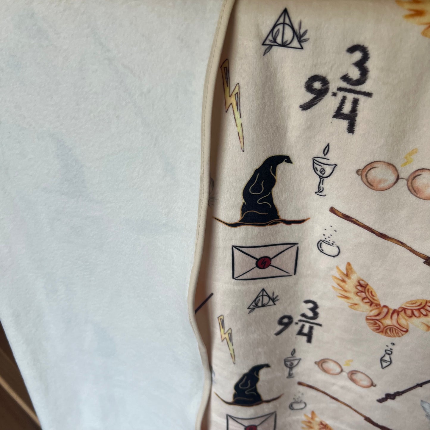 Double Sided Minky Blanket - HP Wizard