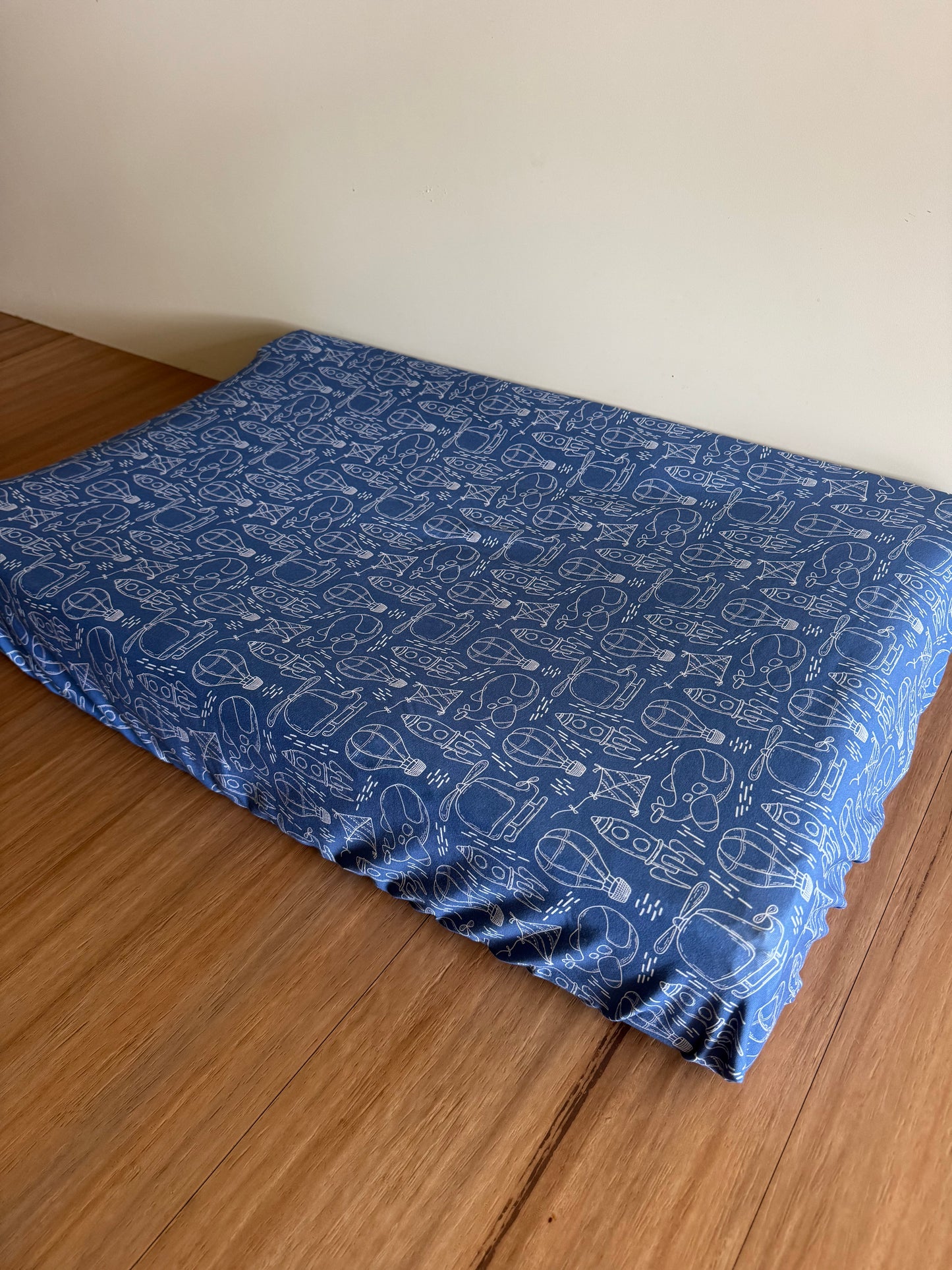 Bassinet & Change Mat Cover - Up and Away