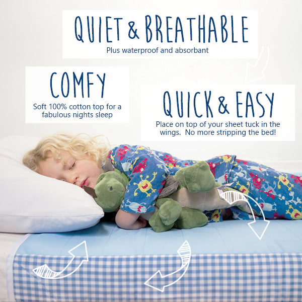 Brolly Sheet Wetpad Mattress Protector - Single/ King Single