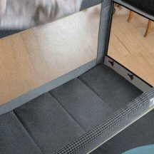 Portacot Flannel Fitted Sheet - Acorn Dove