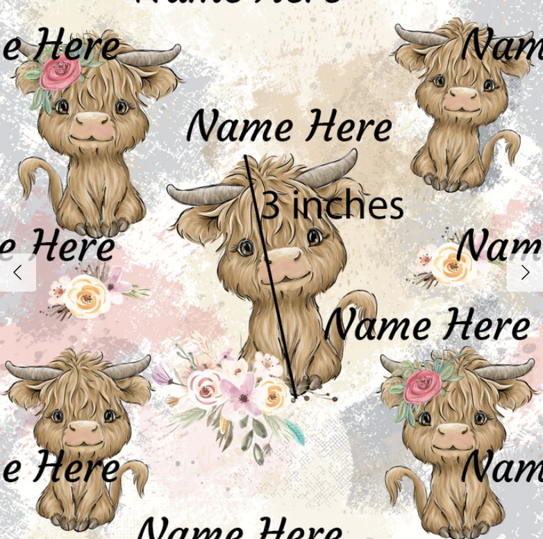 Double Sided Minky Blanket - Personalised Name