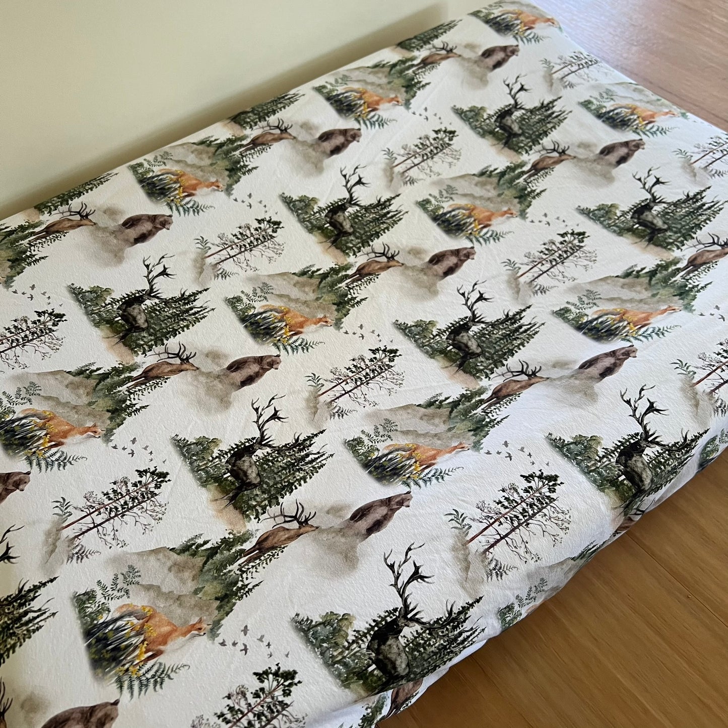 Bassinet & Change Mat Cover - In The Woods