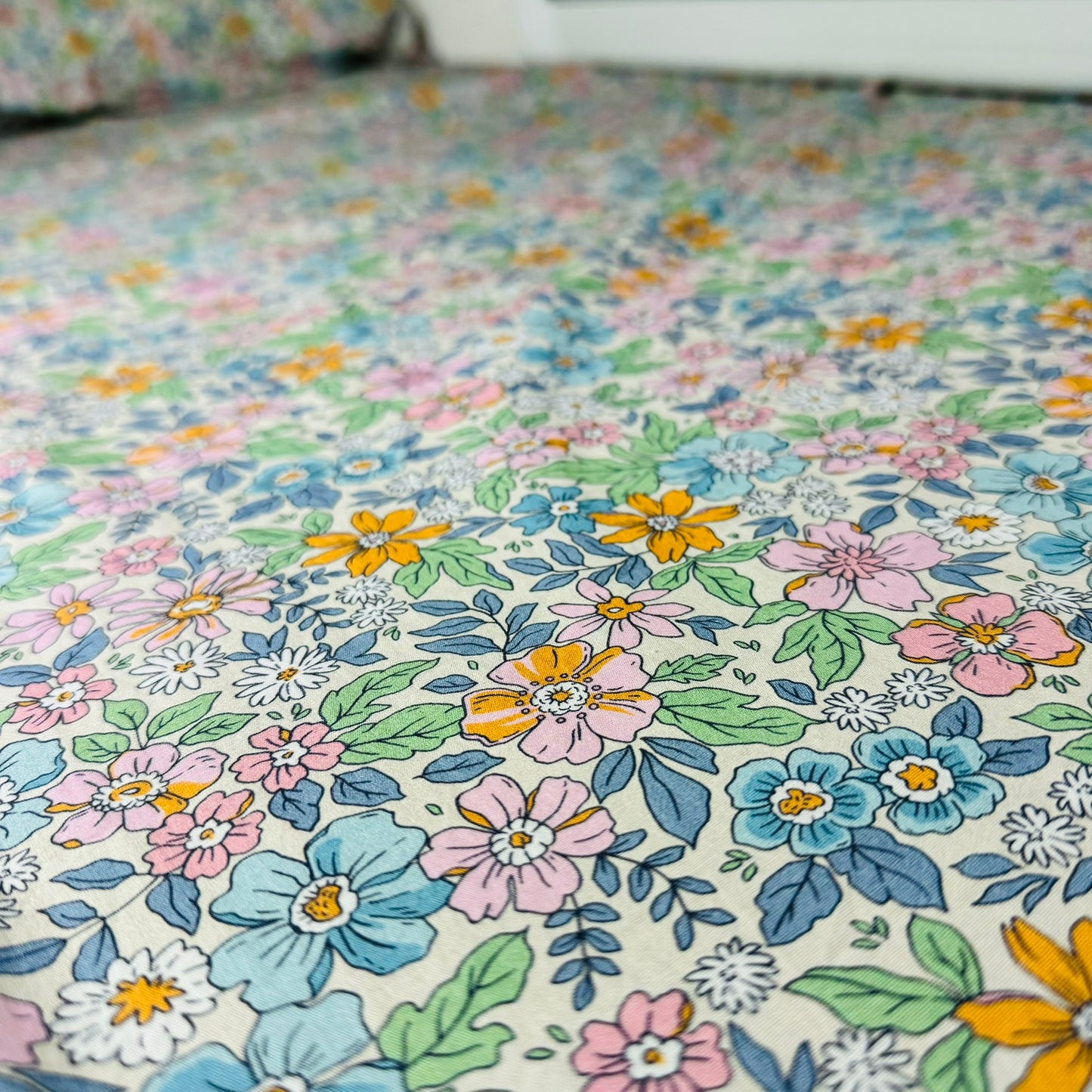 Caravan Bunk Fitted Sheet - Wild Bloom