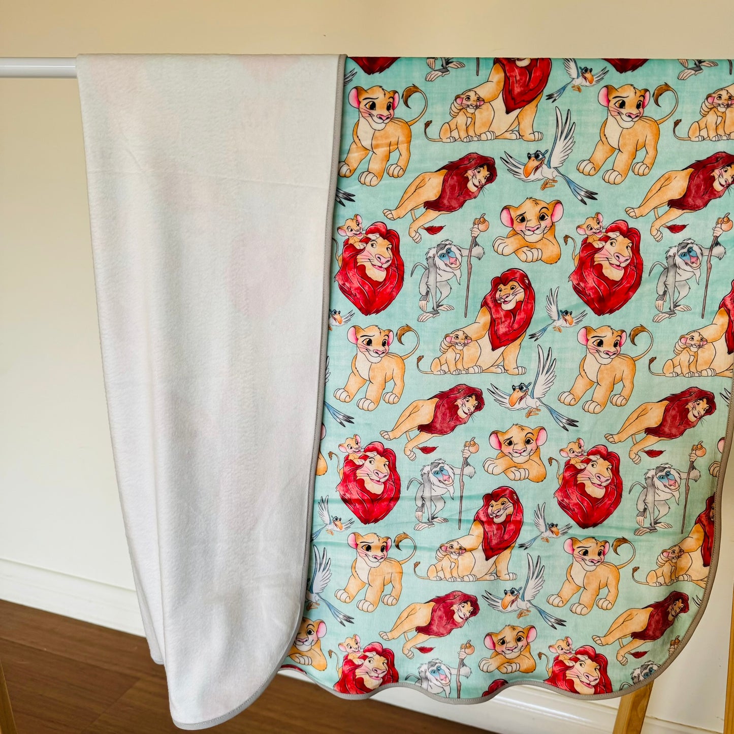 Double Sided Minky Blanket - To Be King