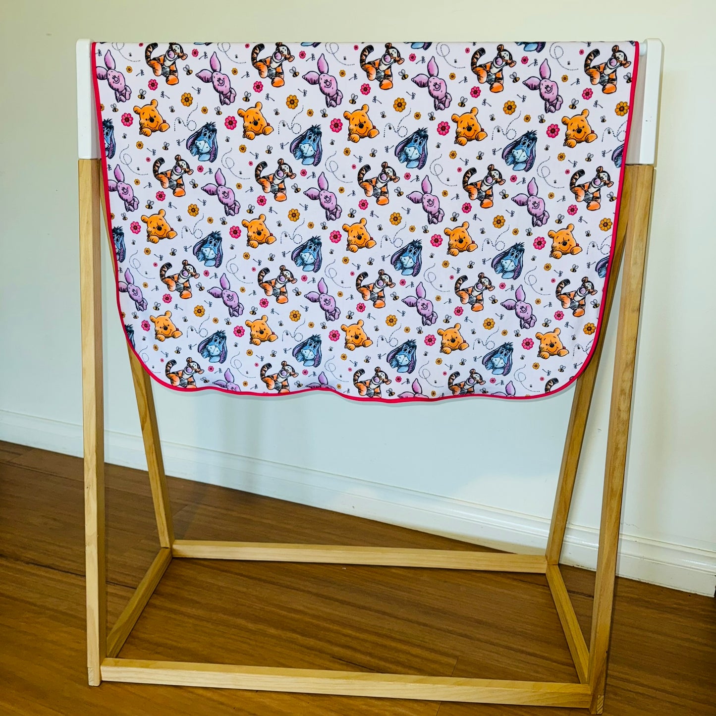 Double Sided Minky Blanket - Pooh Friends