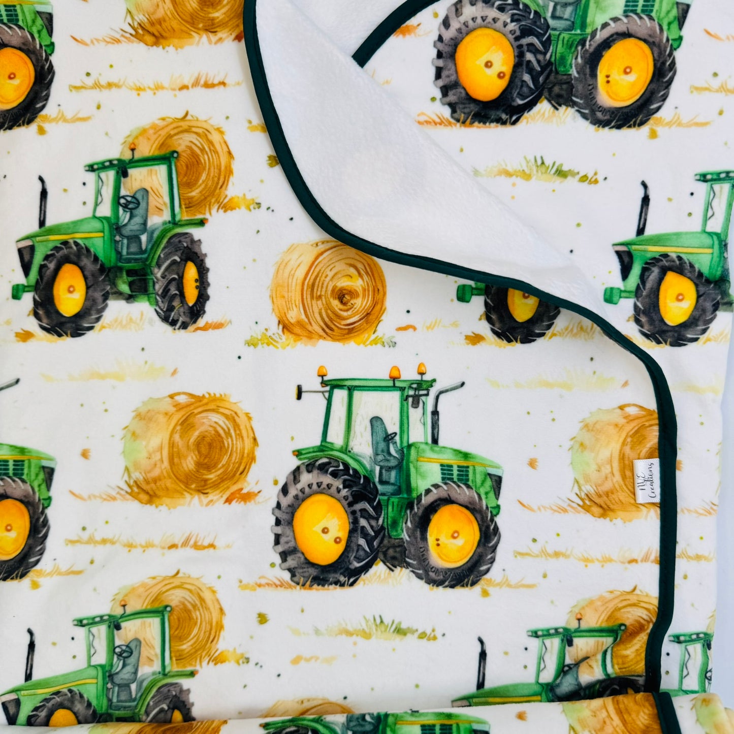 Double Sided Minky Blanket - JD Tractor