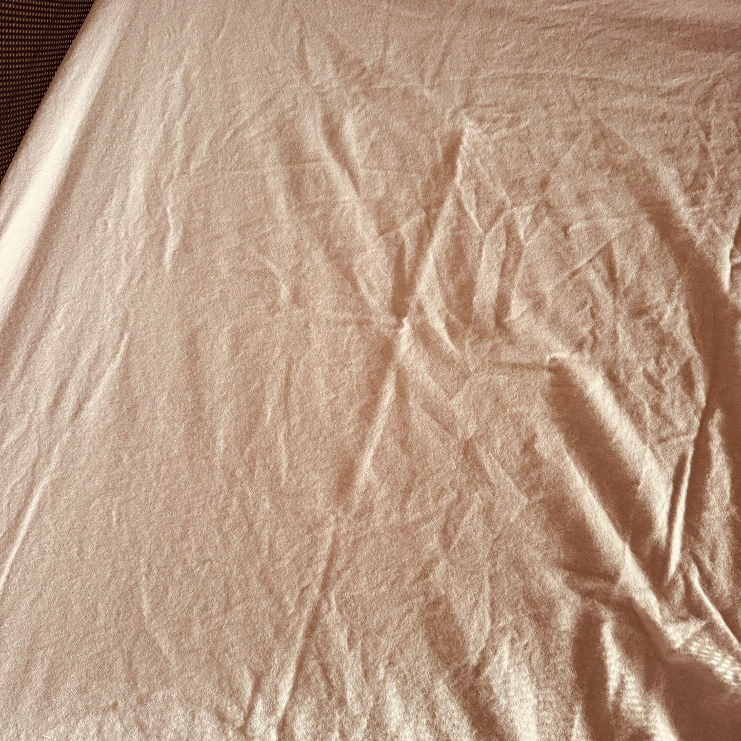 Portacot Flannel Fitted Sheet - Pale Pink