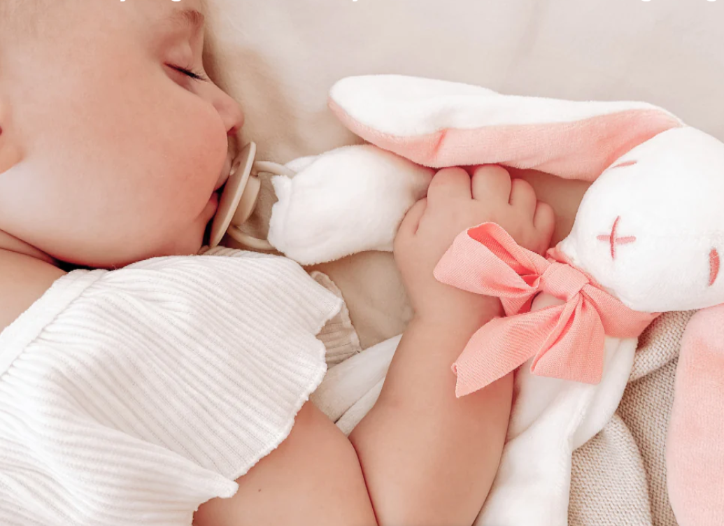 'Rose' the Comforter Bunny - Organic Cotton 30cm