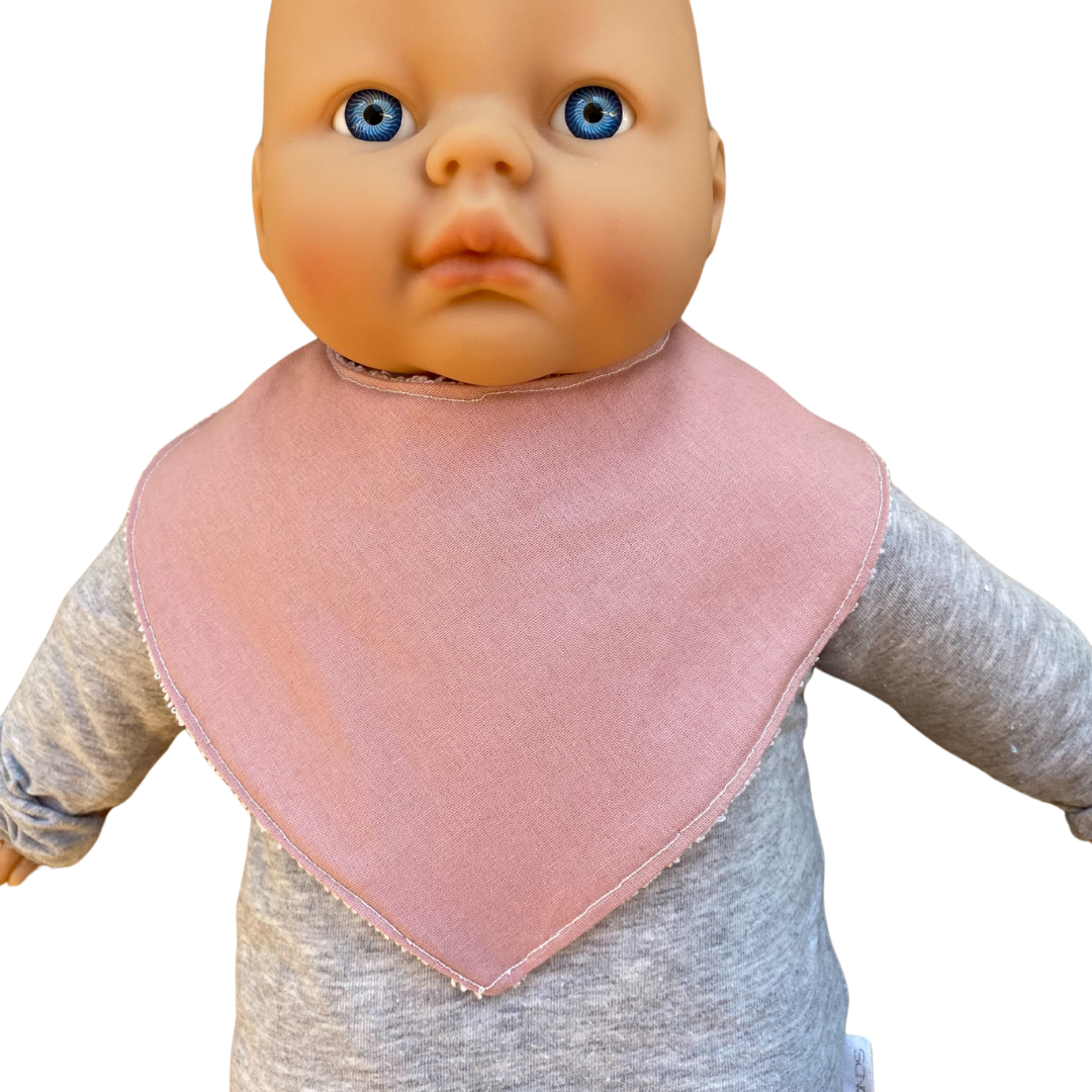 Dribble Bib - Dusty Pink
