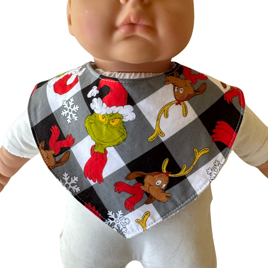 Dribble Bib - Christmas Grinch