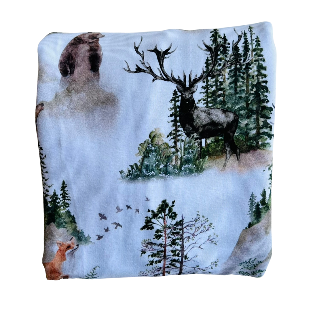 Bassinet & Change Mat Cover - In The Woods