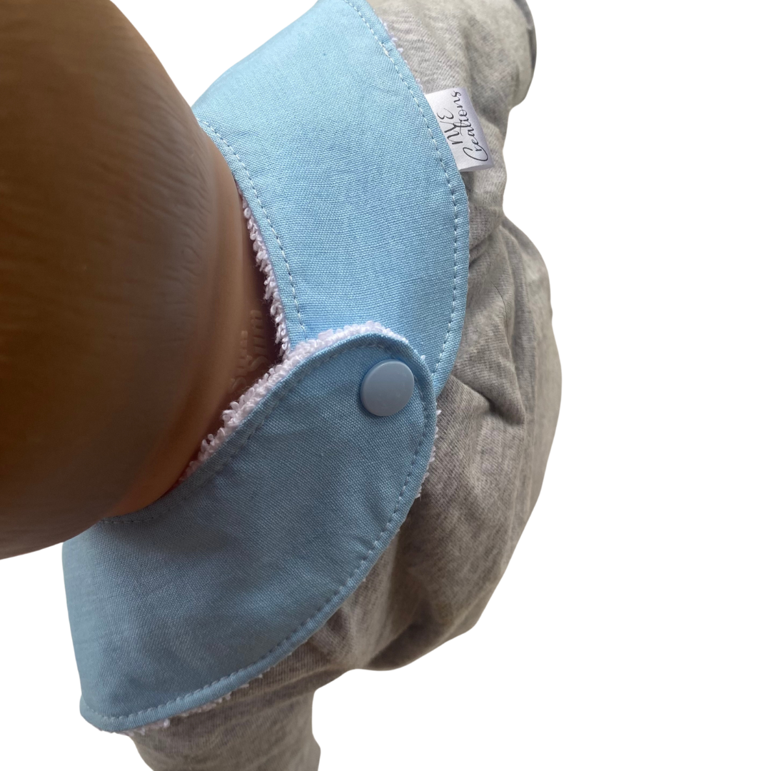 Dribble Bib - Pale Blue