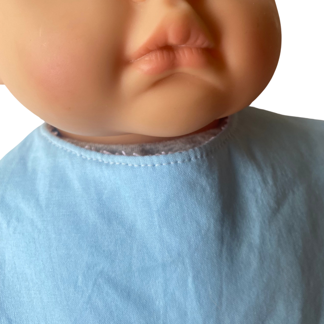 Dribble Bib - Pale Blue