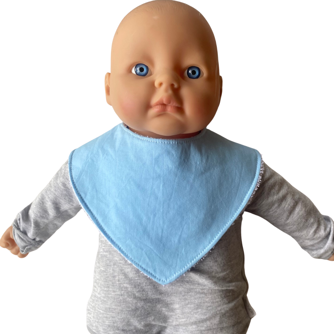 Dribble Bib - Pale Blue