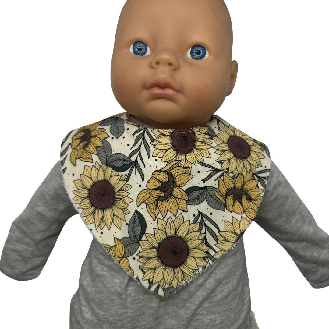 Dribble Bib - Sunflowers