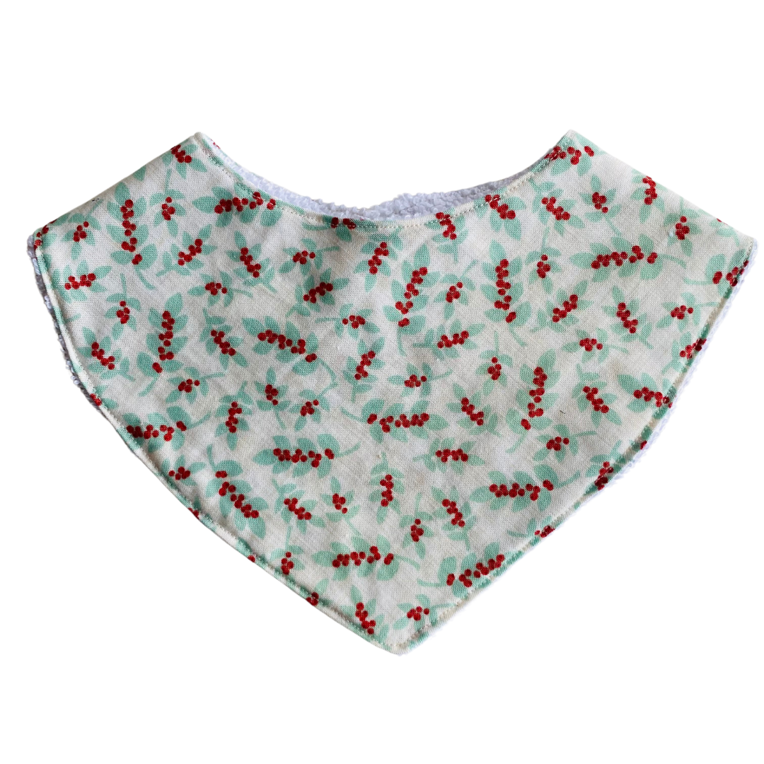 Dribble Bib - Christmas Winterberry