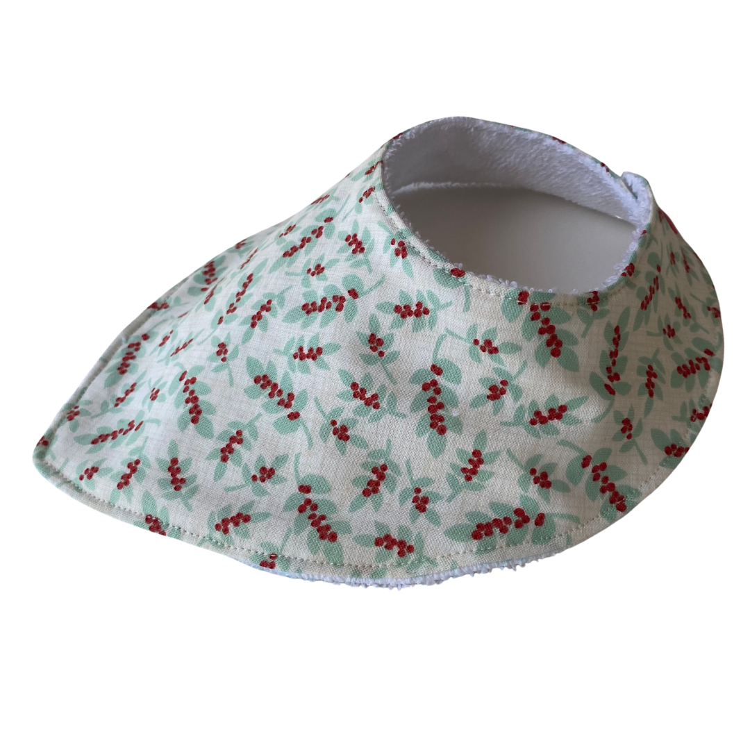 Dribble Bib - Christmas Winterberry
