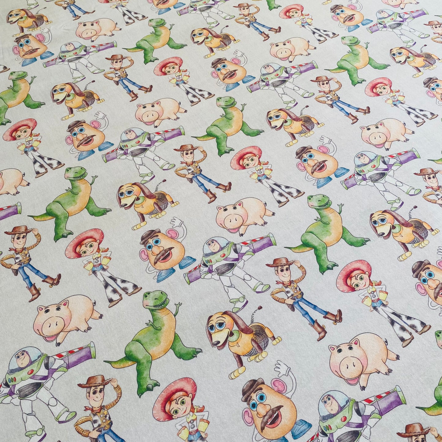 Fitted Cot Sheet - Cotton Jersey Toy Story