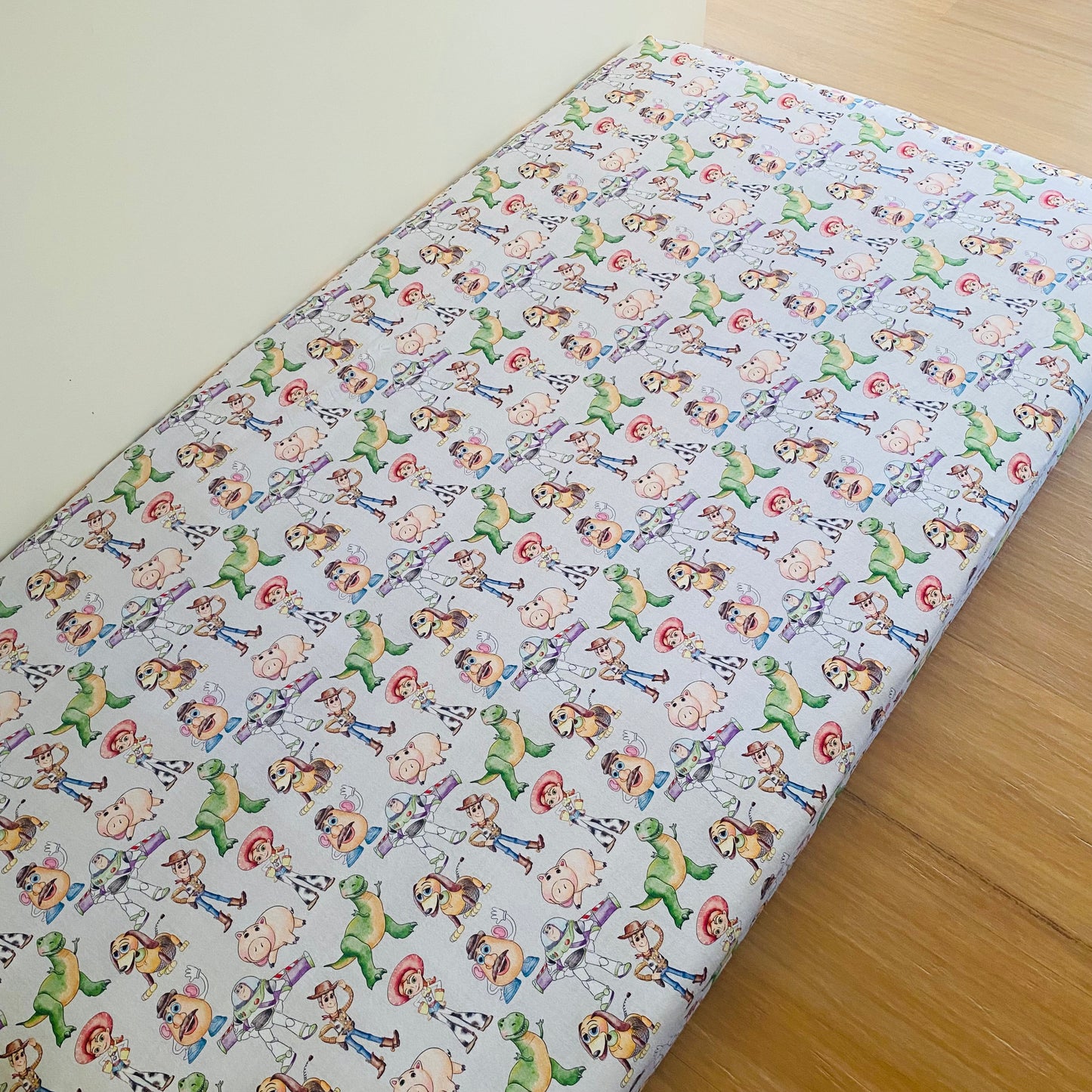 Fitted Cot Sheet - Cotton Jersey Toy Story