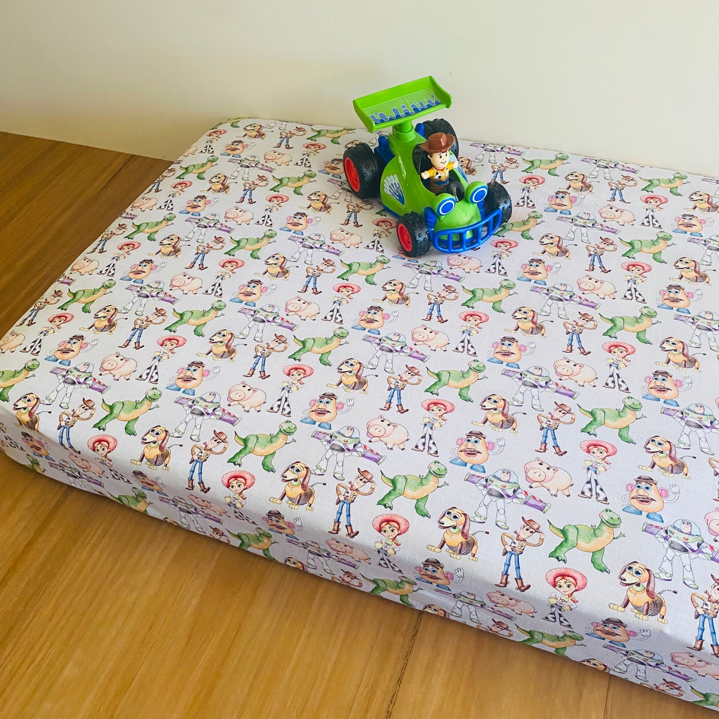 Fitted Cot Sheet - Cotton Jersey Toy Story