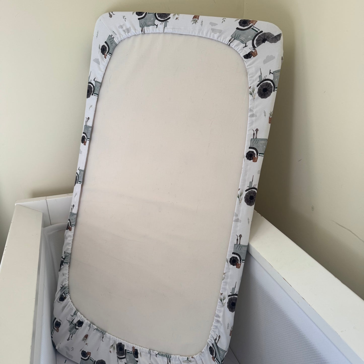 Bassinet Co-Sleeper Sheet ONLY  - Tractor