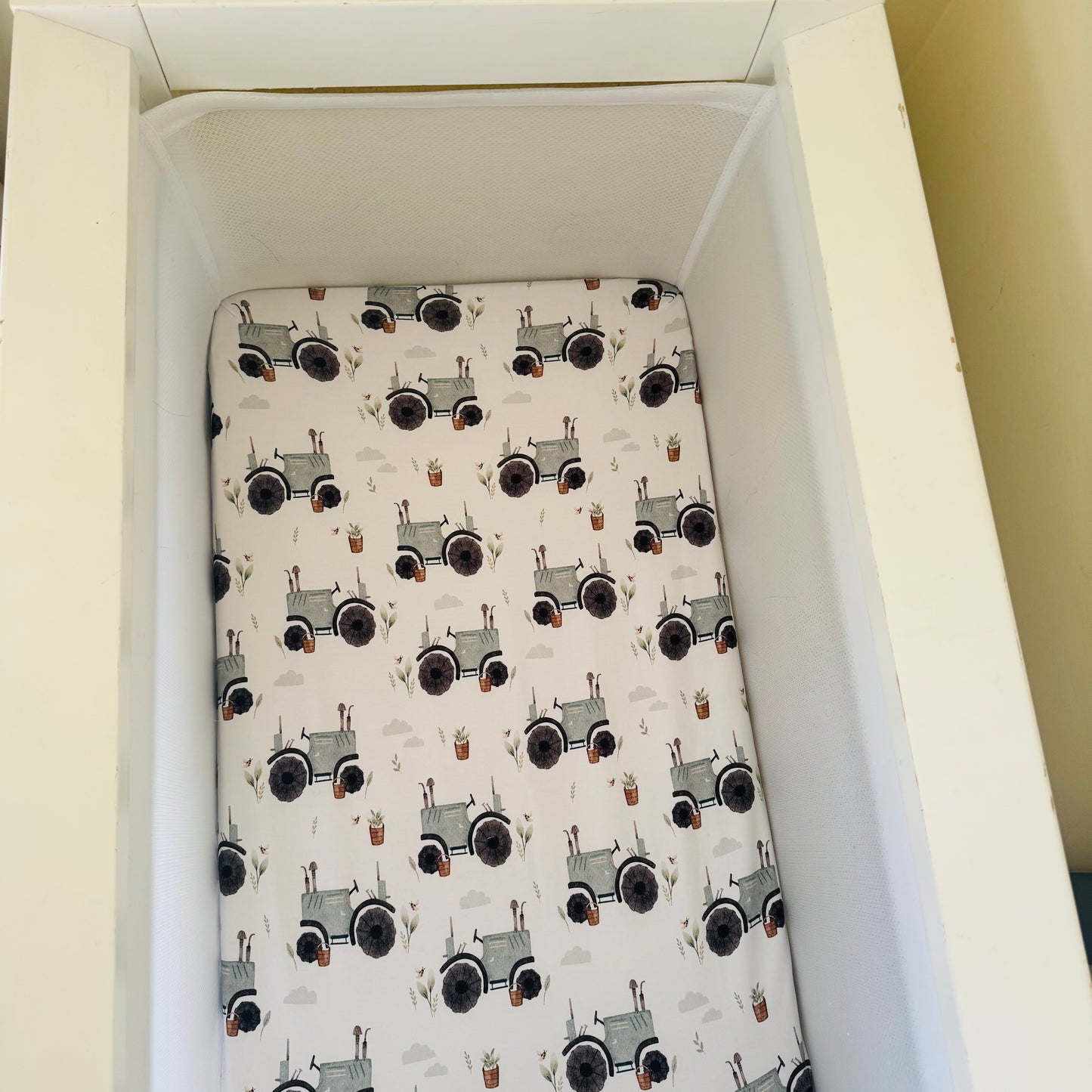Bassinet Co-Sleeper Sheet ONLY  - Tractor