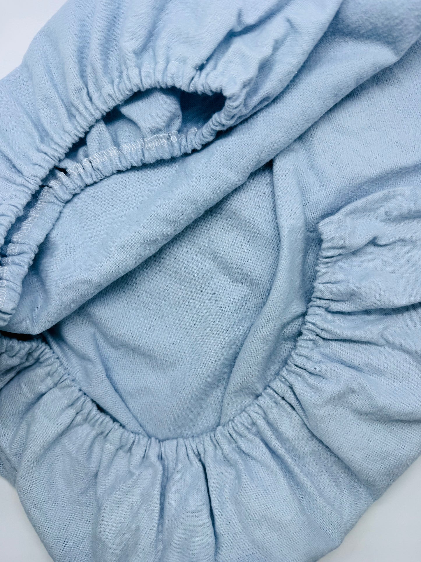 Bassinet Co-Sleeper Sheet ONLY - Flannel Pale Blue