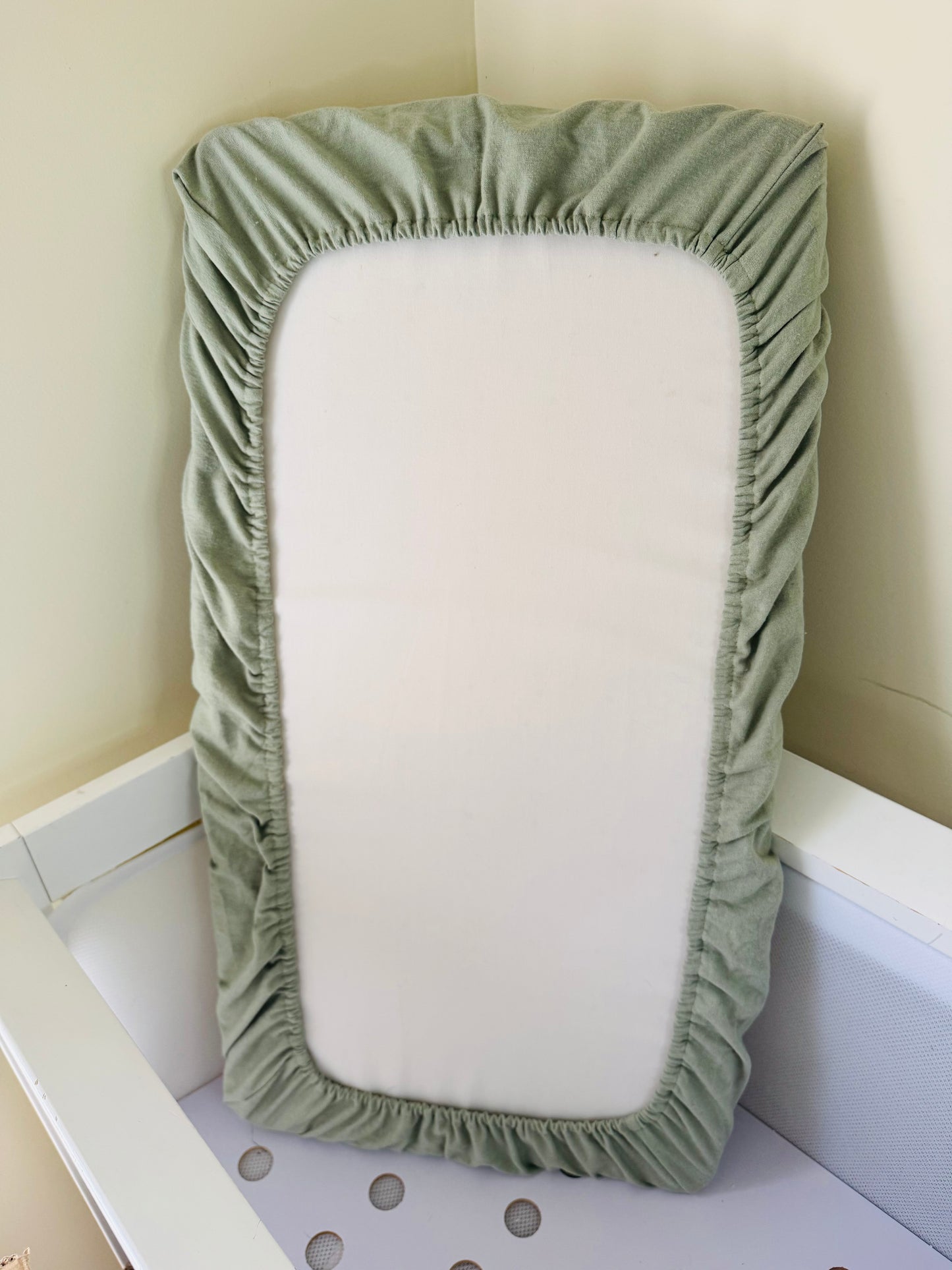 Bassinet Co-Sleeper Sheet ONLY - Flannel Sage