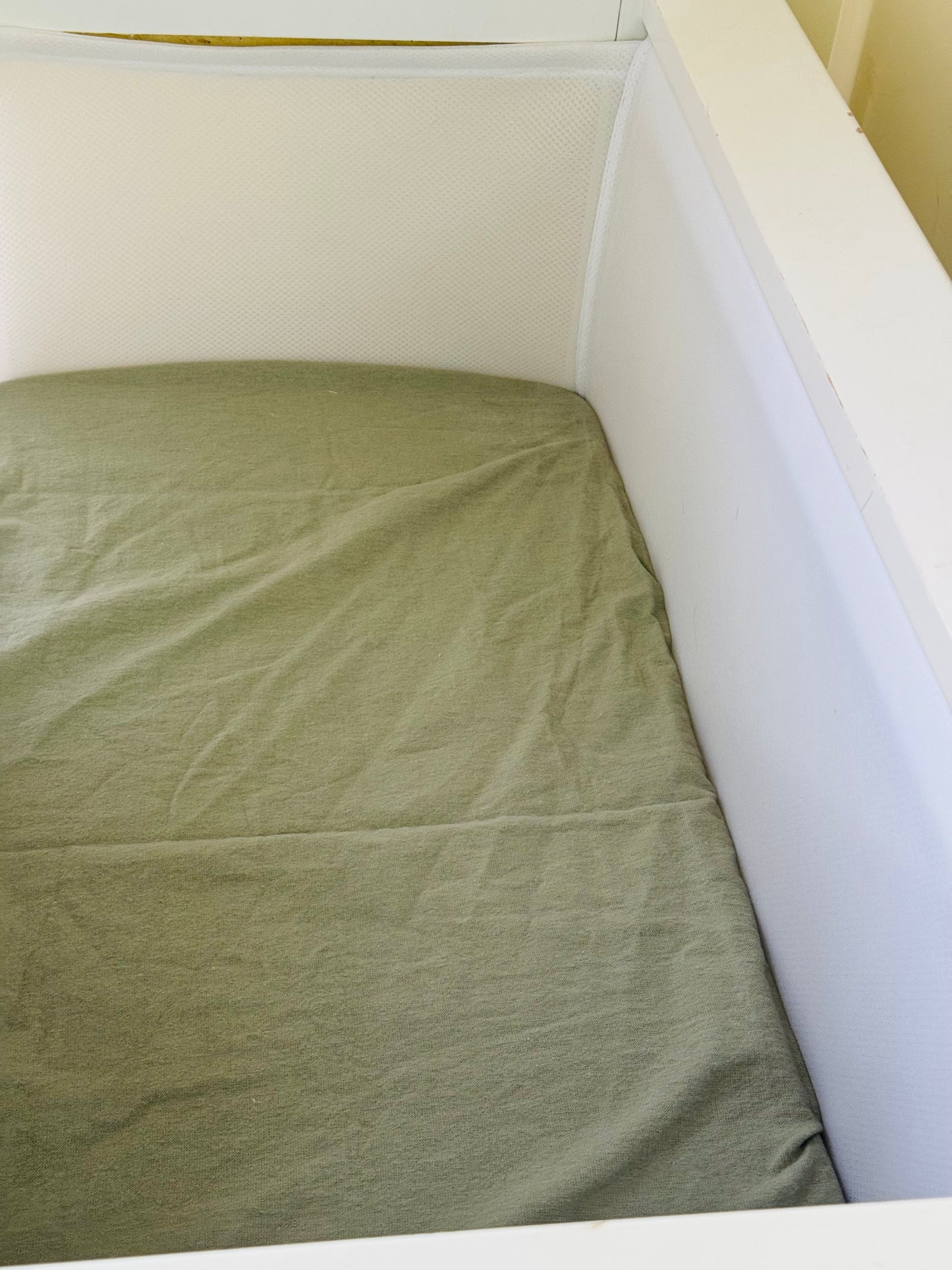 Bassinet Co-Sleeper Sheet ONLY - Flannel Sage