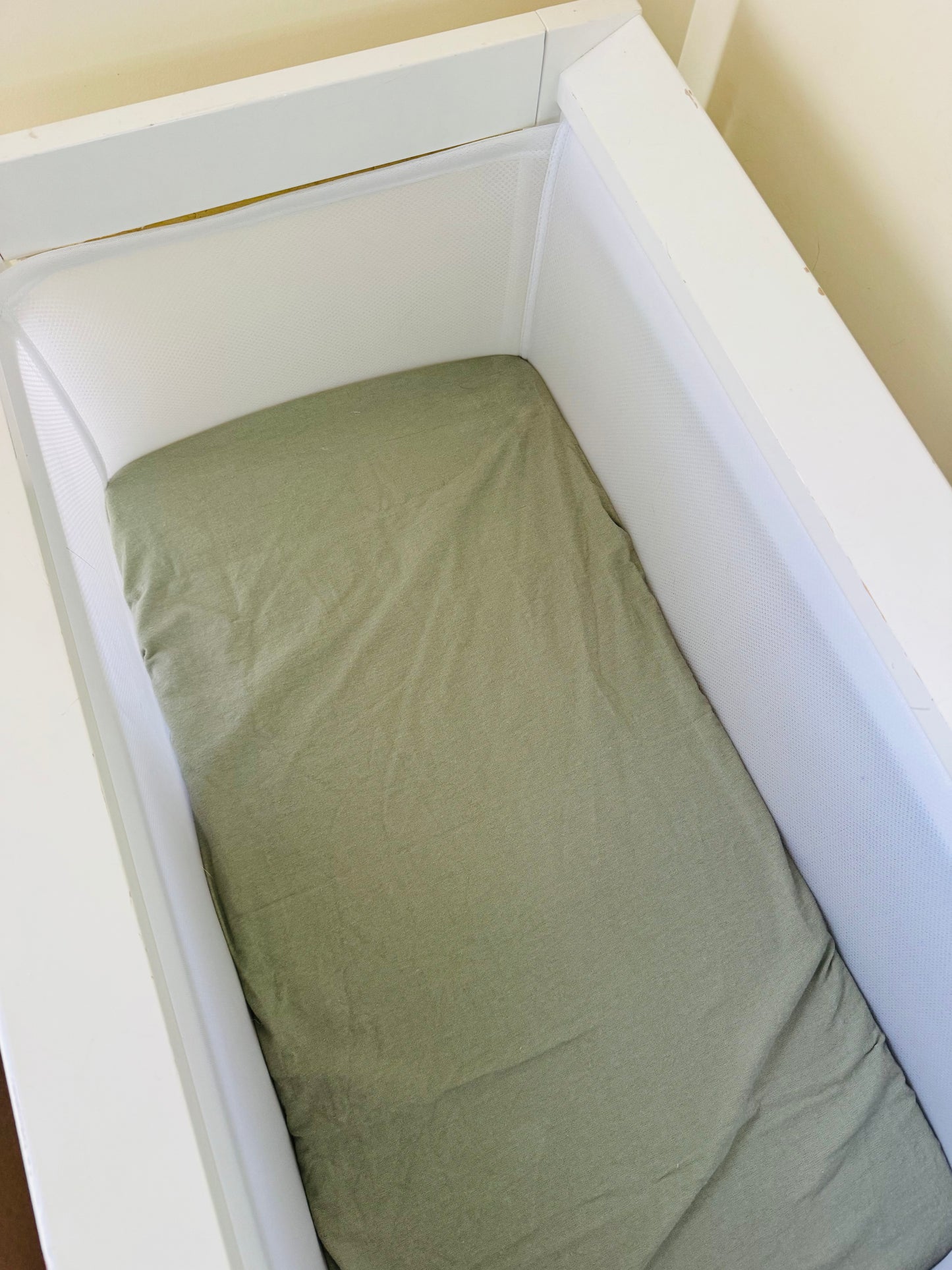 Bassinet Co-Sleeper Sheet ONLY - Flannel Sage