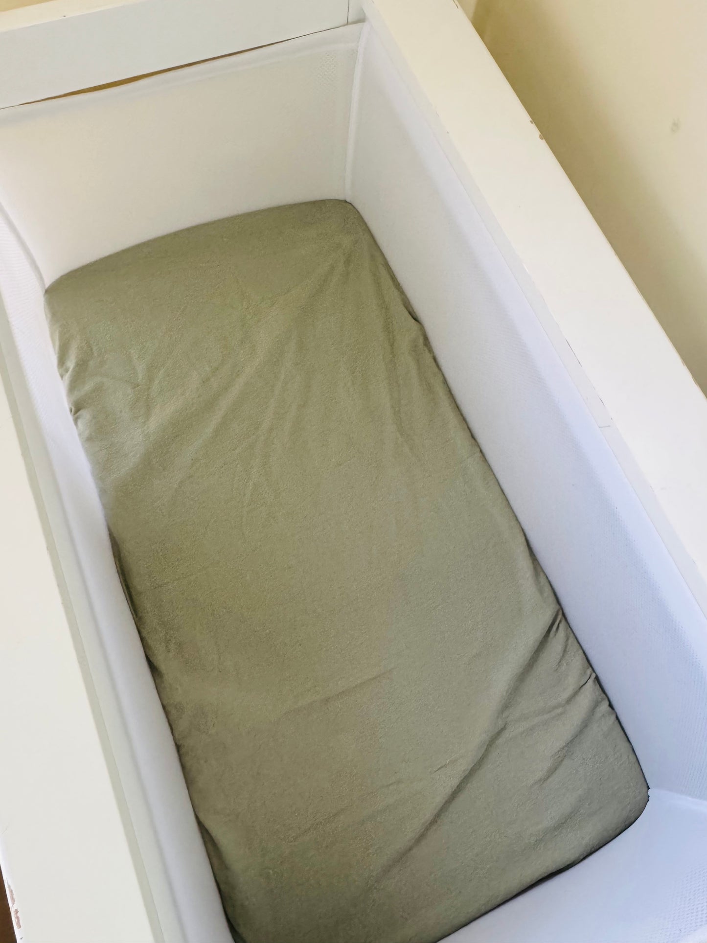 Bassinet Co-Sleeper Sheet ONLY - Flannel Sage