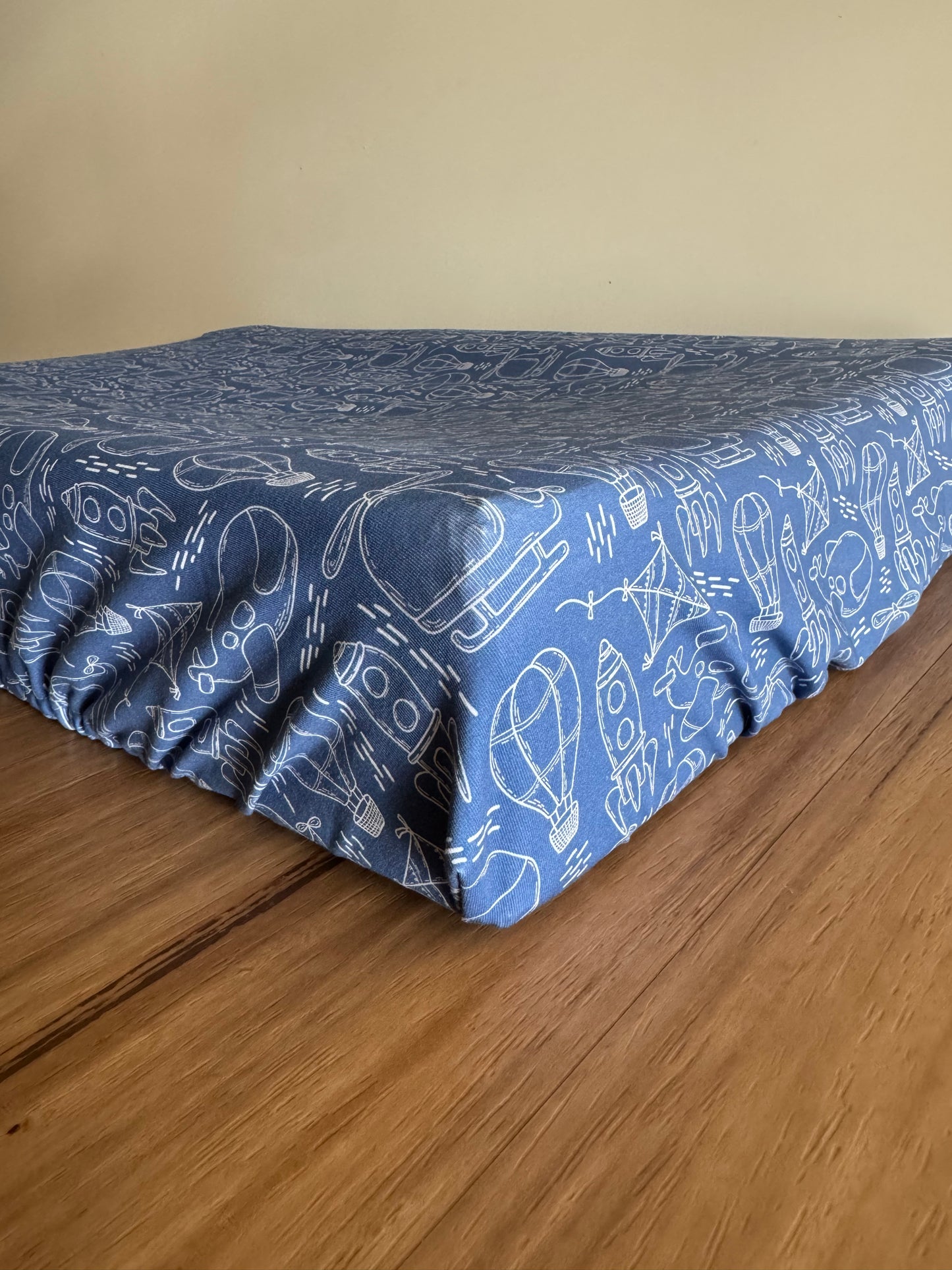 Bassinet & Change Mat Cover - Up and Away
