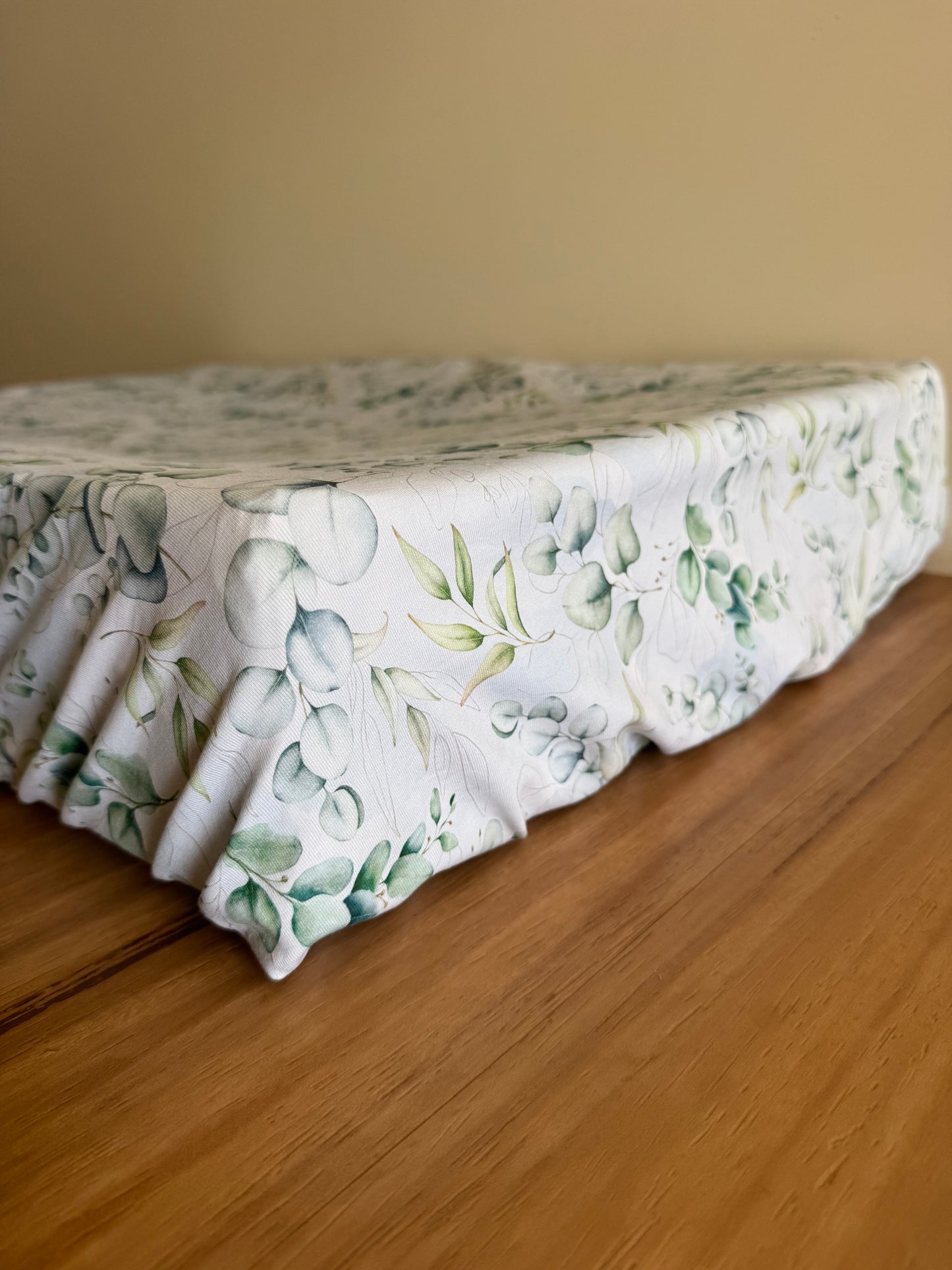 Bassinet & Change Mat Cover - Eucalyptus