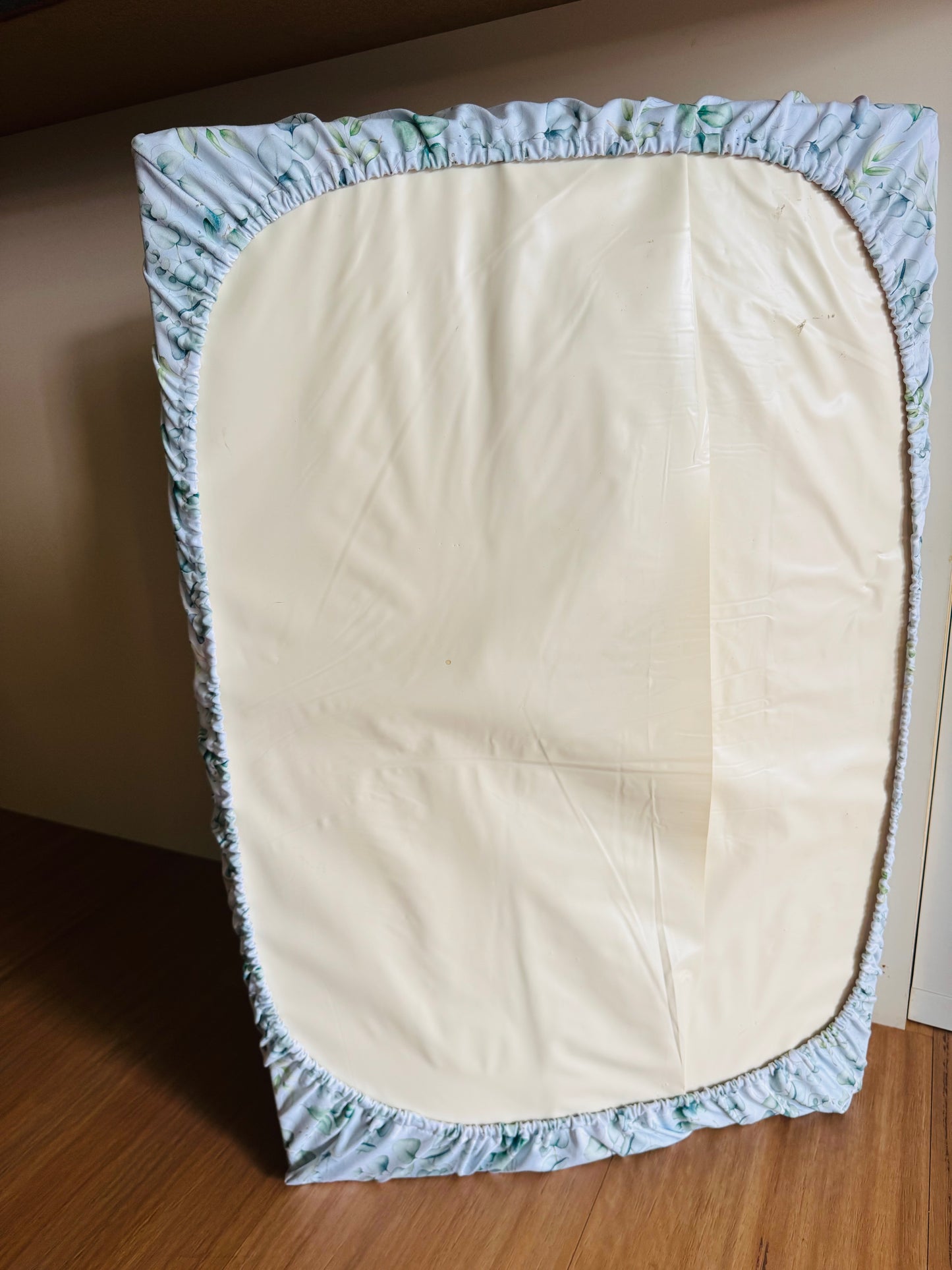 Bassinet & Change Mat Cover - Eucalyptus