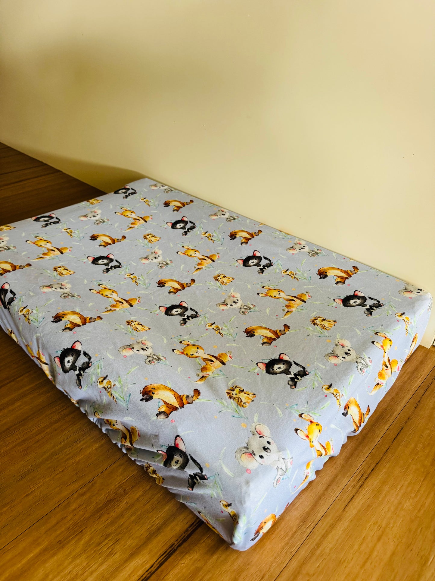 Bassinet & Change Mat Cover - Little Animals