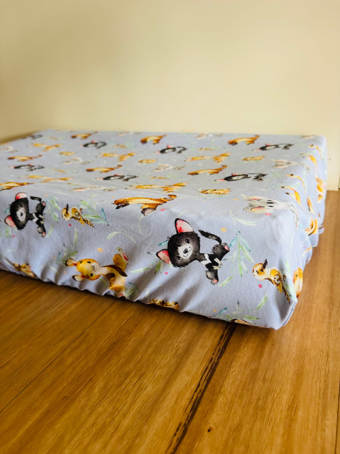 Bassinet & Change Mat Cover - Little Animals