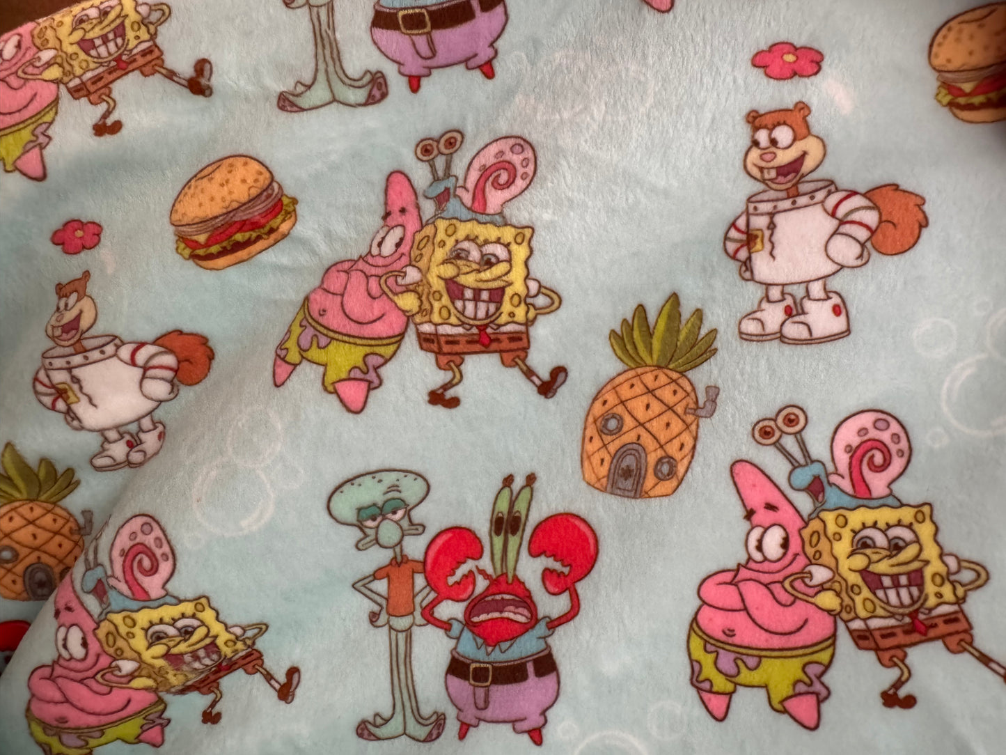Double Sided Minky Blanket - Sponge & Pat