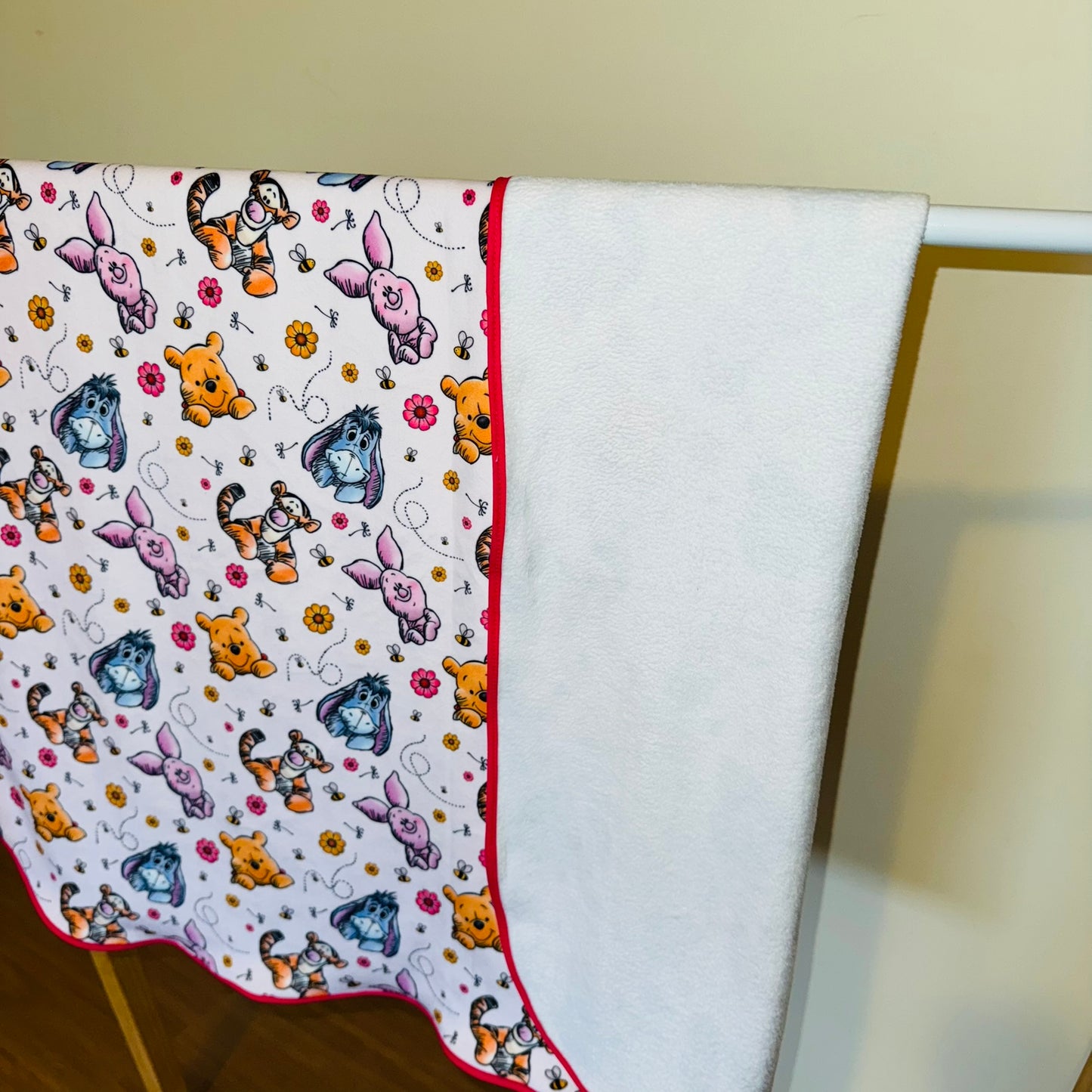 Double Sided Minky Blanket - Pooh Friends
