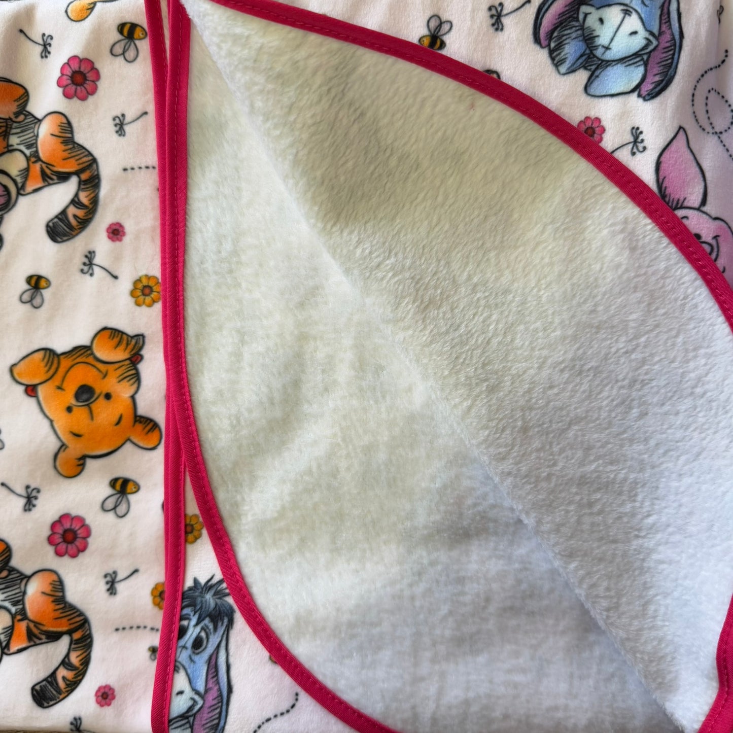 Double Sided Minky Blanket - Pooh Friends