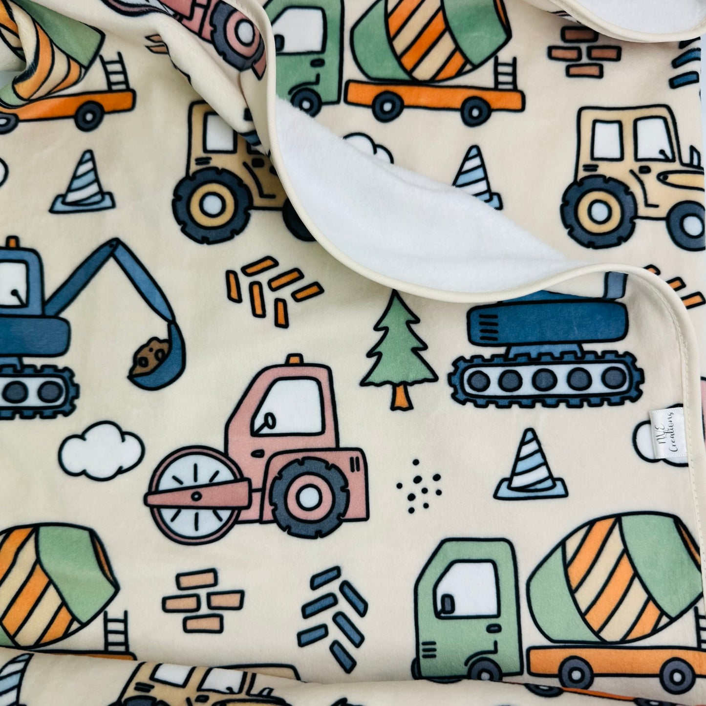 Double Sided Minky Blanket - Boho Roadworks