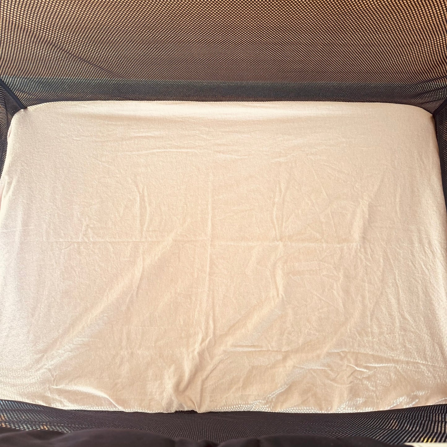 Portacot Flannel Fitted Sheet - Pale Pink