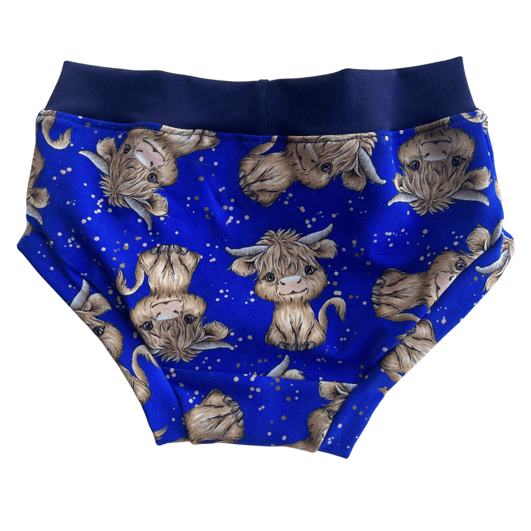 Underwear - Blue Highland Cow