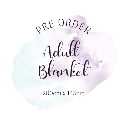 Blanket Adult Minky - Double or Queen Bed
