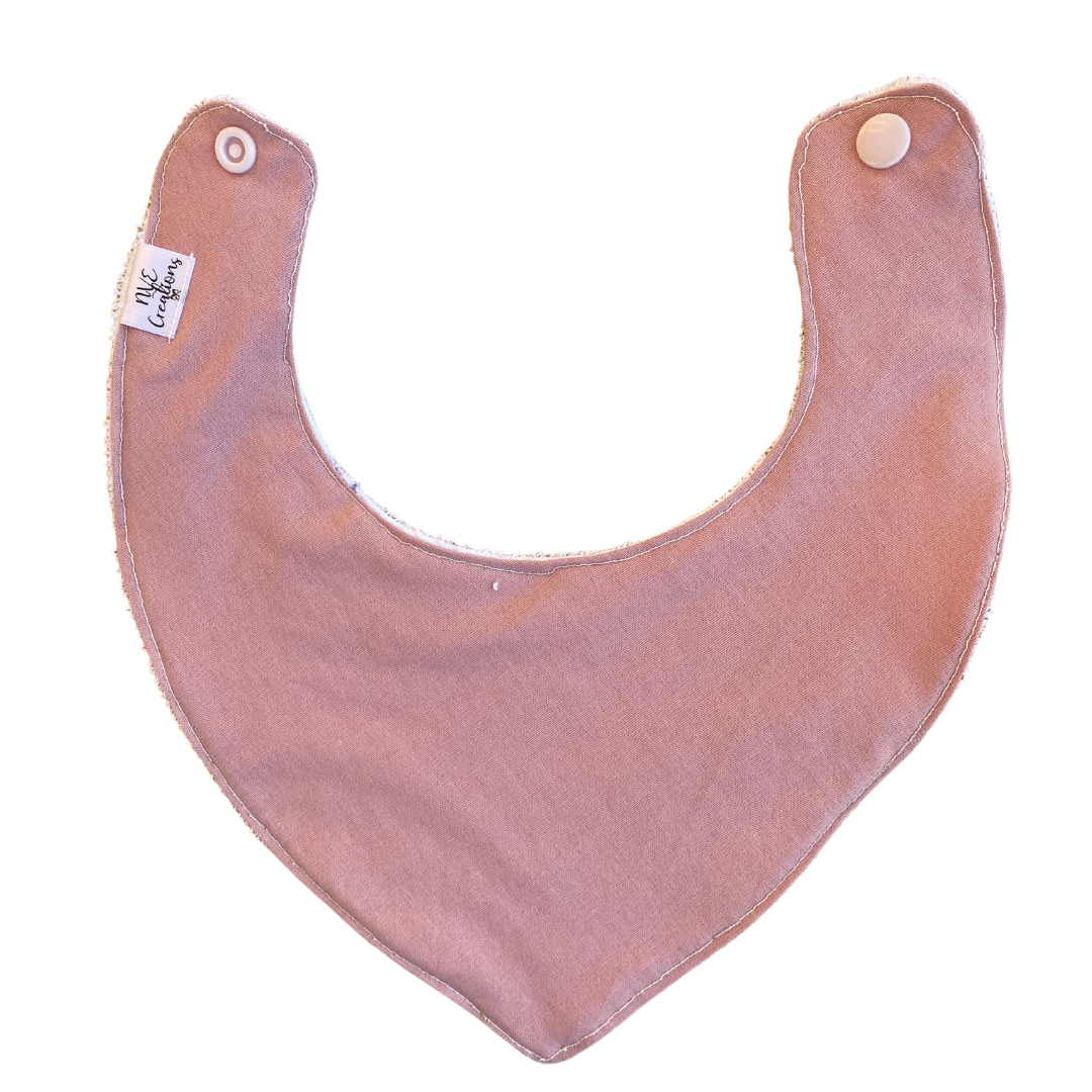 Dribble Bib - Dusty Pink