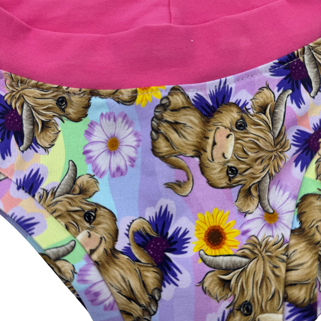 Underwear - Highland Rainbow Flowers