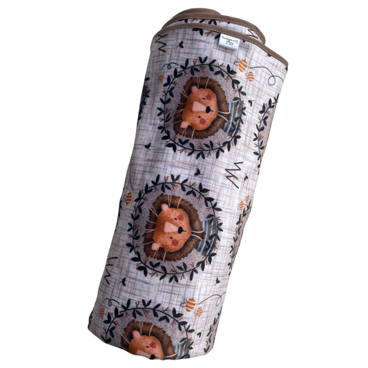 Double Sided Minky Blanket - Little Leo